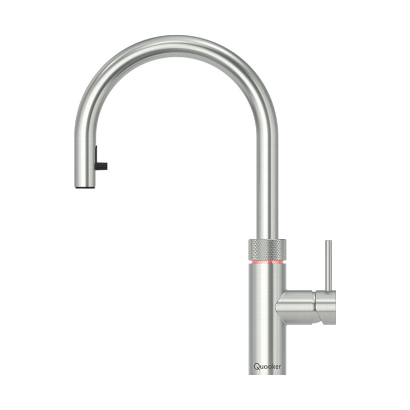 Quooker Flex boiling-water tap in stainless steel